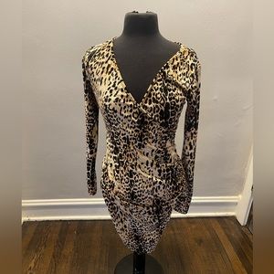 Cheetah print dress